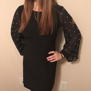 Pearl Sleeve Dress